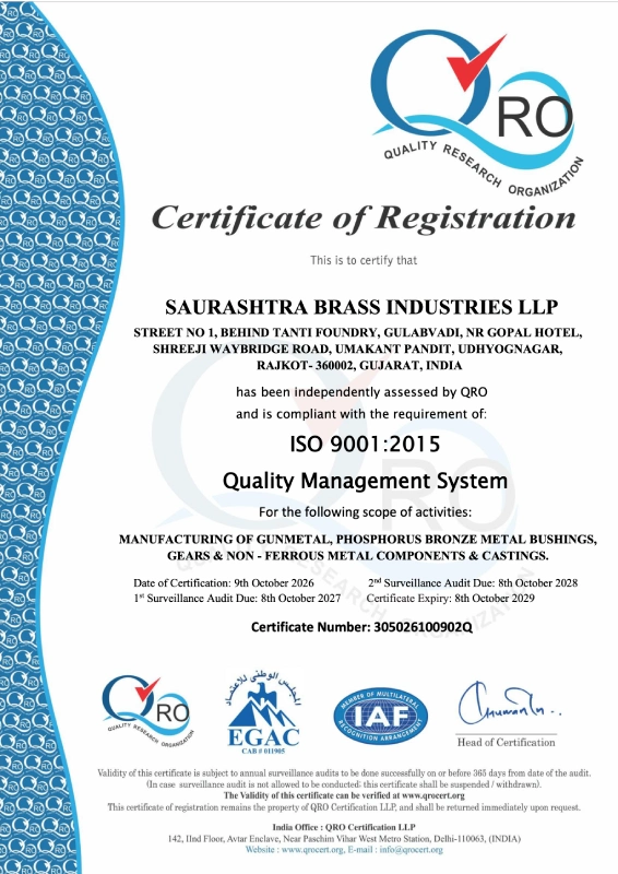 ISO Certificate